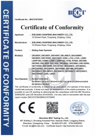 Operador de puerta corredera MD y LVD